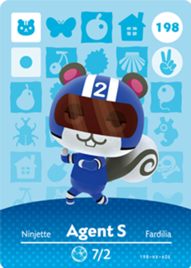 Agent S (Animal Crossing Cards - Series 2) amiibo card - amiibo life - The  Unofficial amiibo Database