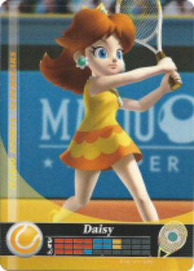 Daisy - Tennis (Mario Sports Superstars) amiibo card - amiibo life